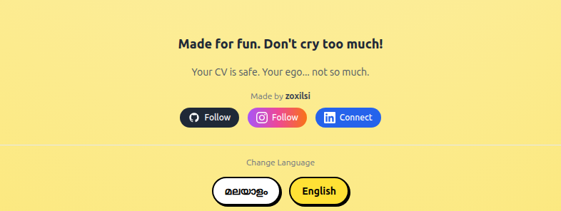 Banana CV gallery image