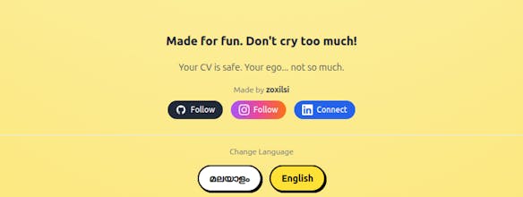 Banana CV gallery image