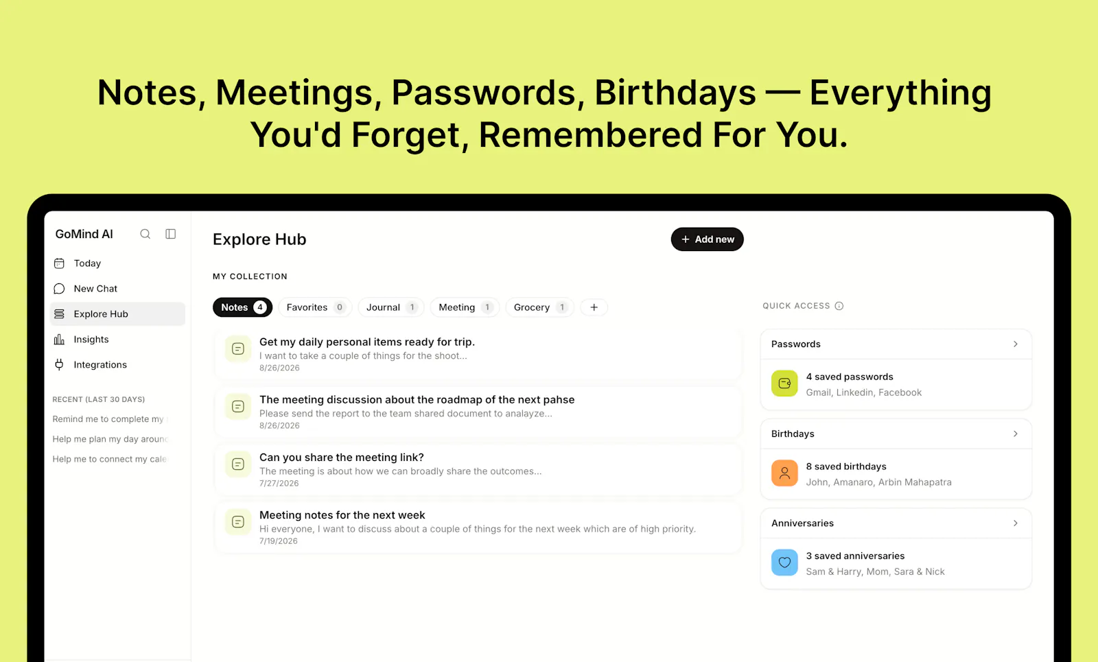 GoMind AI Web screenshot 2