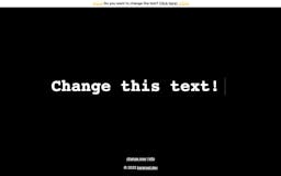 Change this page · Decide the new text media 1