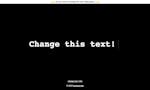 Change this page · Decide the new text image