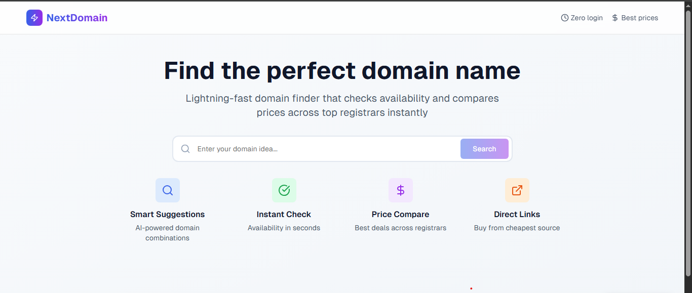next domain finder logo