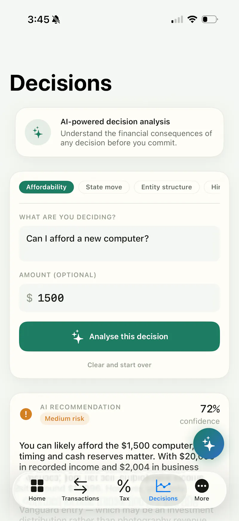 Meridian — Tax & Financial Intelligence screenshot 4