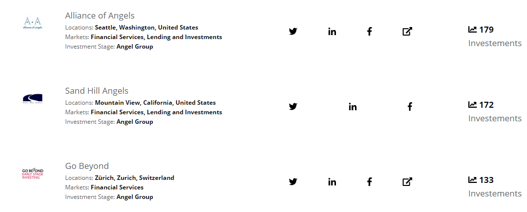 Angel Investor List gallery image