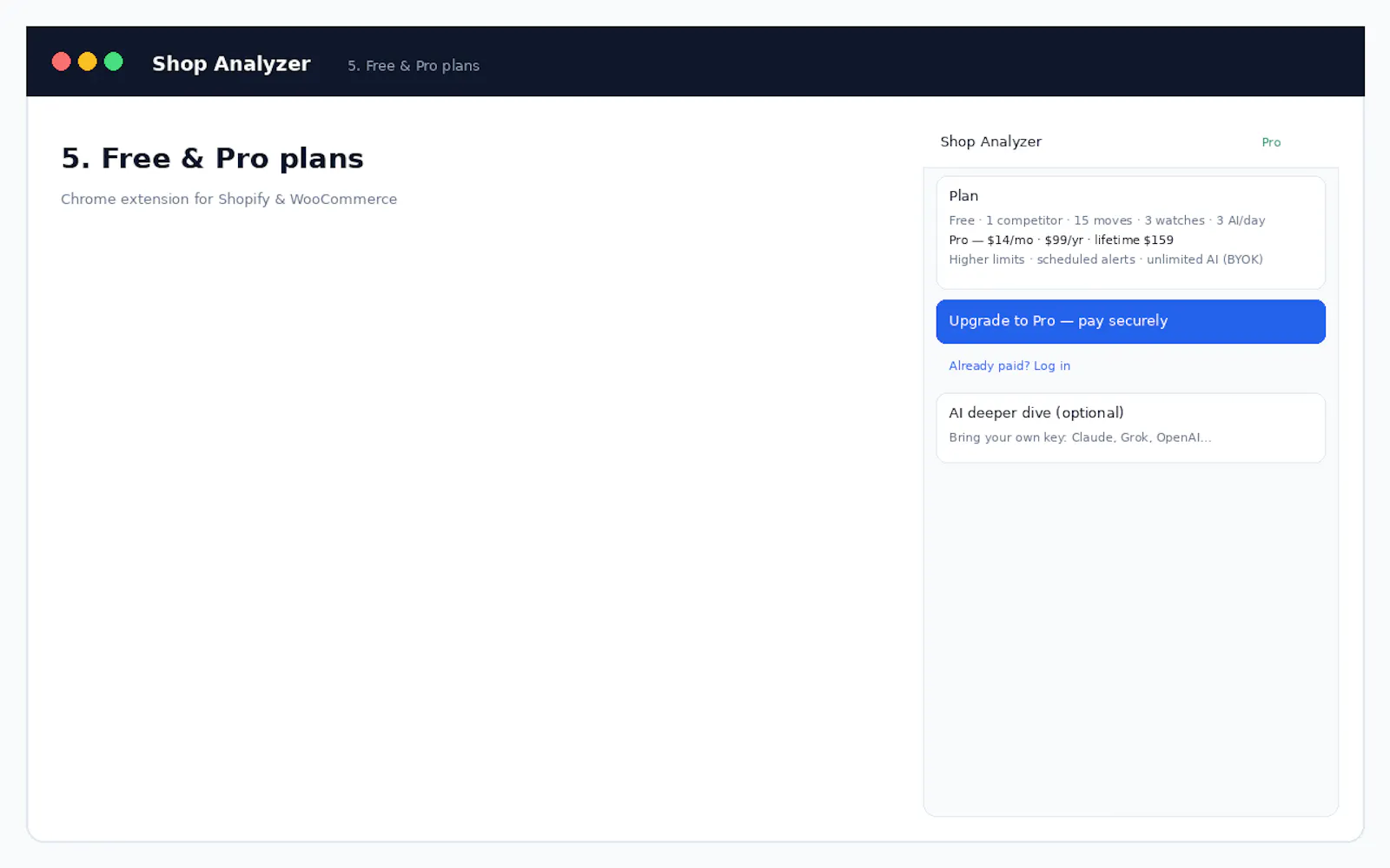 Shop Analyzer screenshot 3