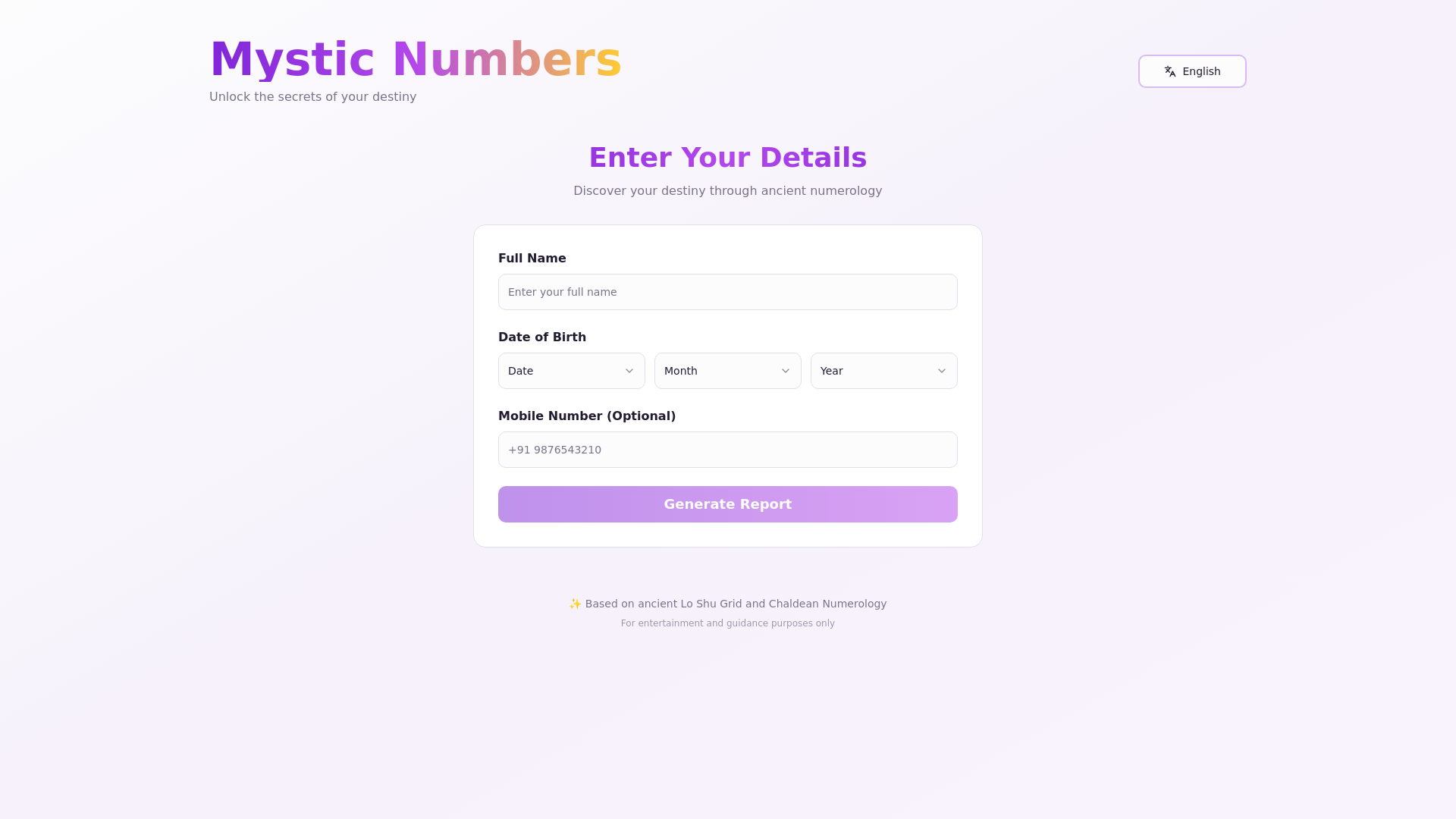 Mystic Numbers gallery image