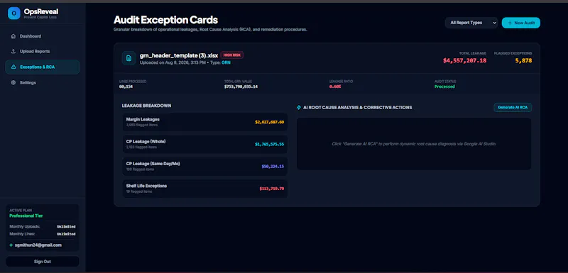 OpsReveal screenshot 2
