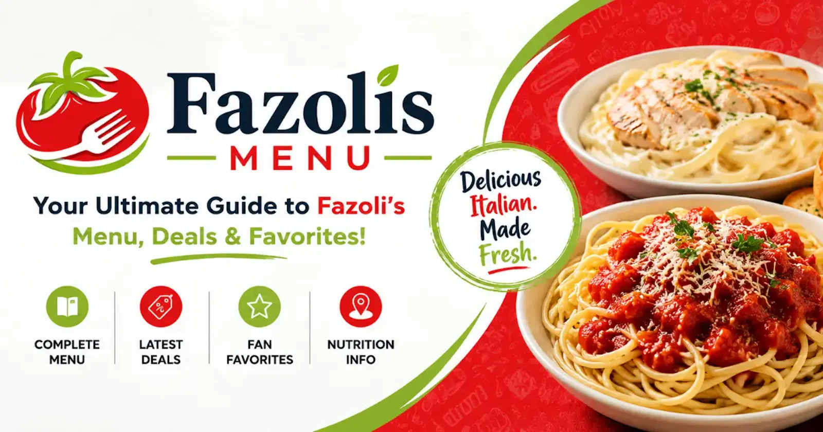 Fazoli's Menu screenshot 1