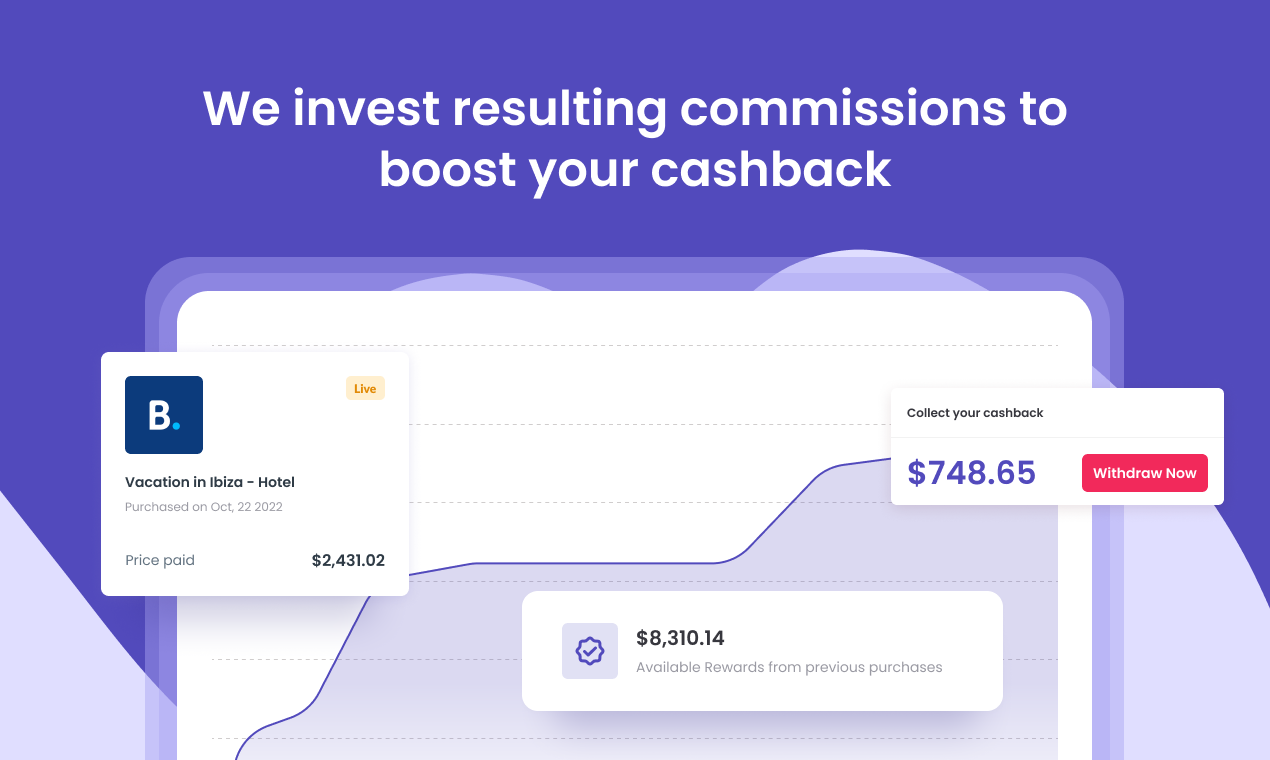 Tagpeak - Verdien cashback die in de loop van de tijd groeit, gekoppeld aan aandelenmarkten media 3