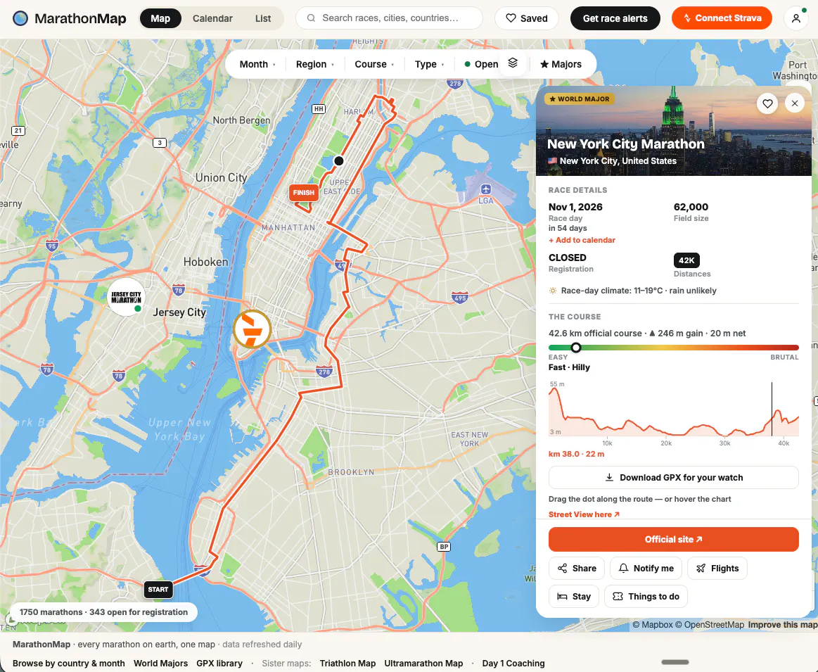 Marathon Map gallery image