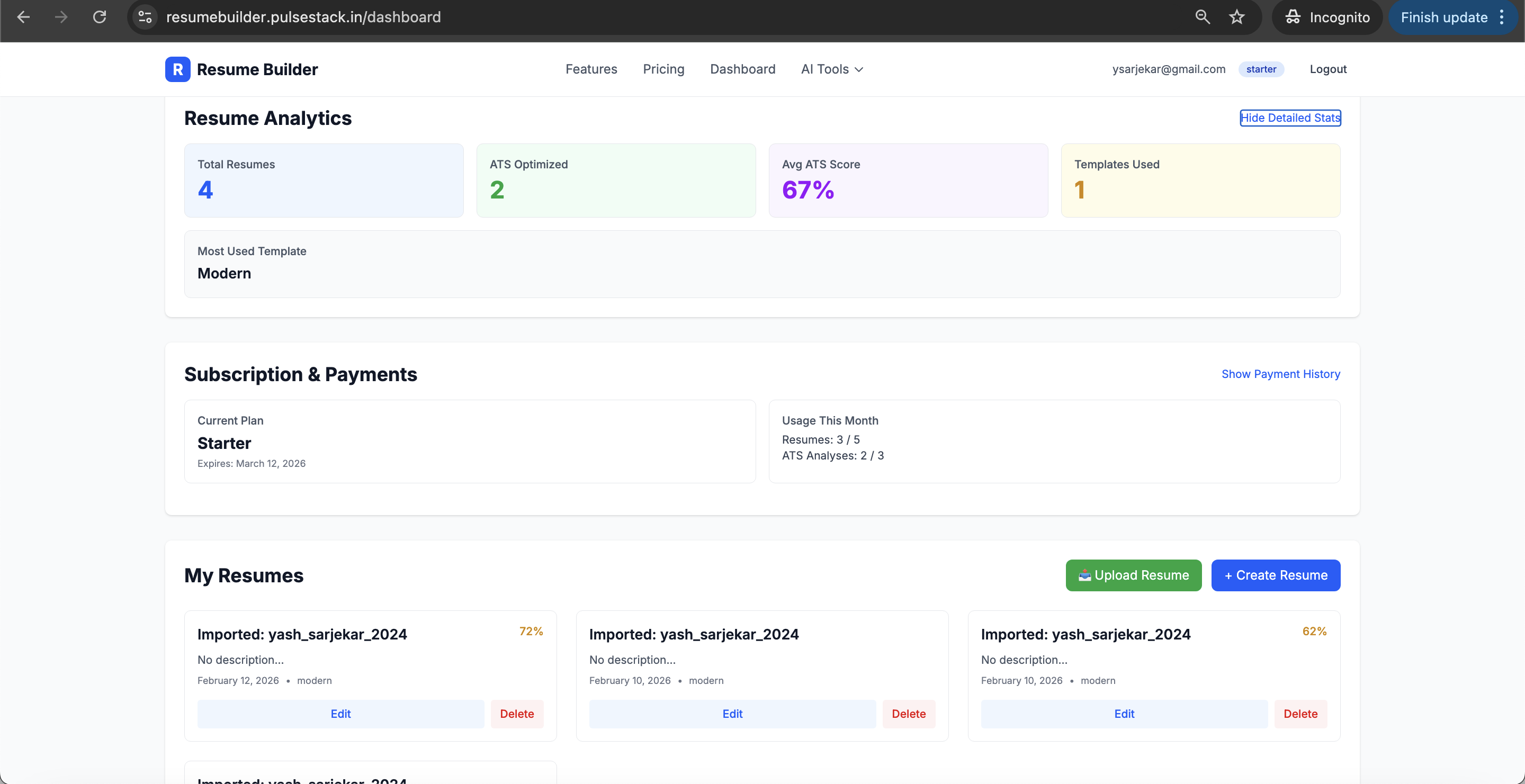 AI Resume Builder - Beat ATS gallery image