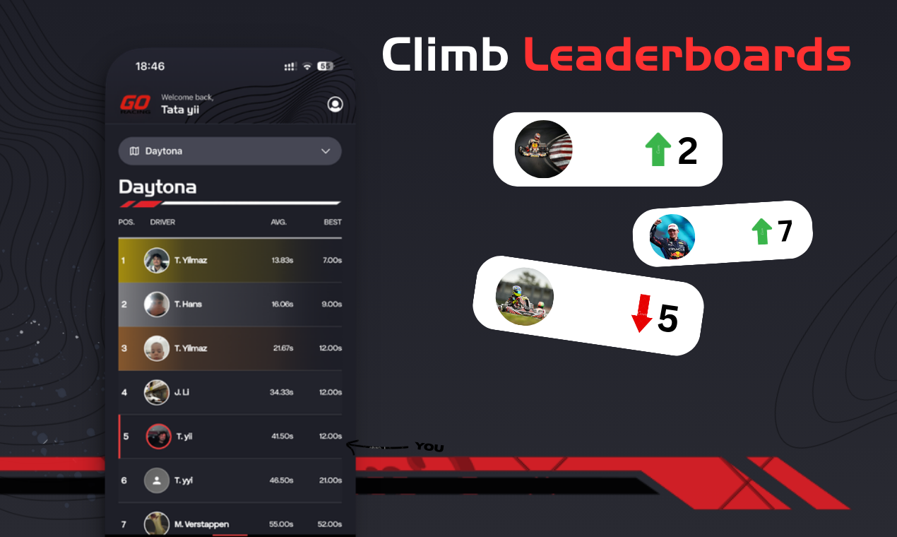 GoRacing - Screenshot 3 showing product features and functionality