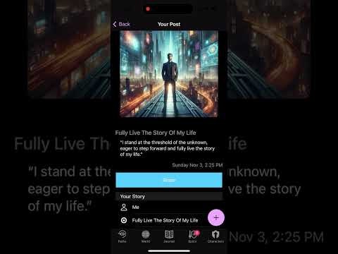 Fable: Illustrated AI Journaling app gallery image