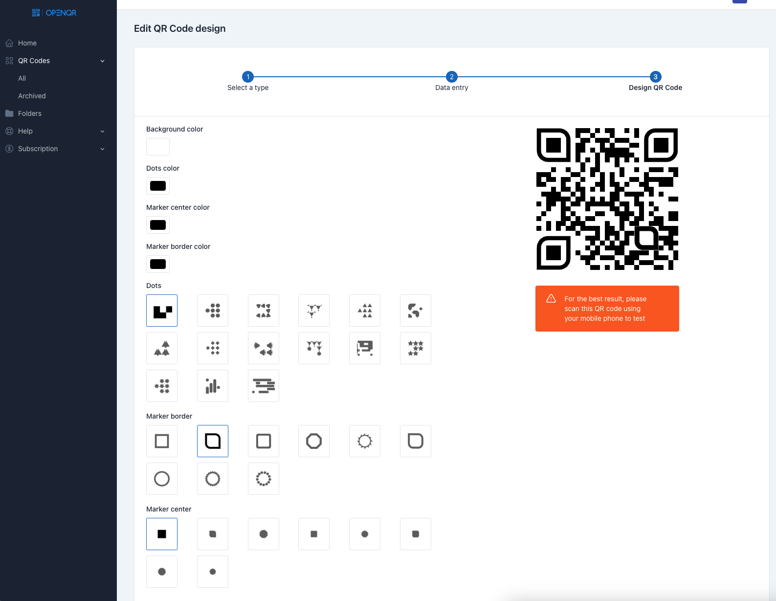 QR 생성기를 엽니 다 - OpenQR은 동적/정적 QR 코드를 생성하는 도구입니다 미디어 3