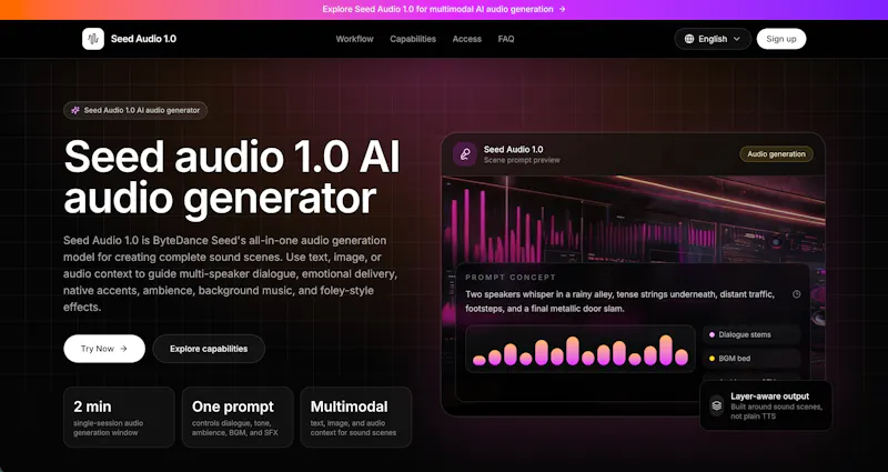 Seed Audio 1.0 screenshot 1