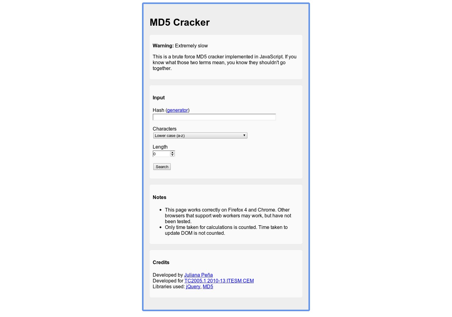 MD5 Cracker gallery image