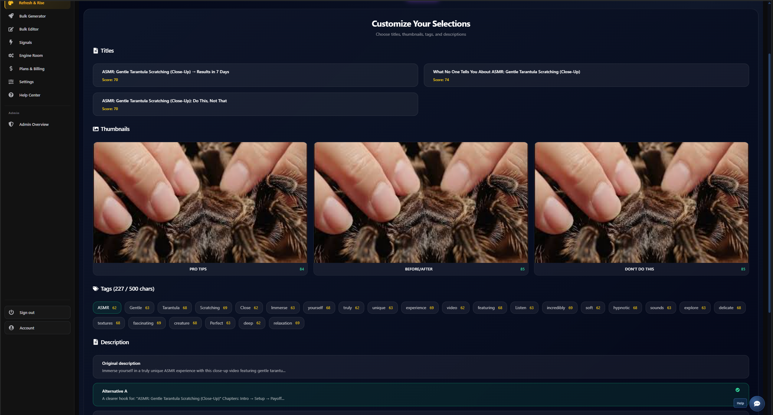Analytics + Content for YouTube creators gallery image