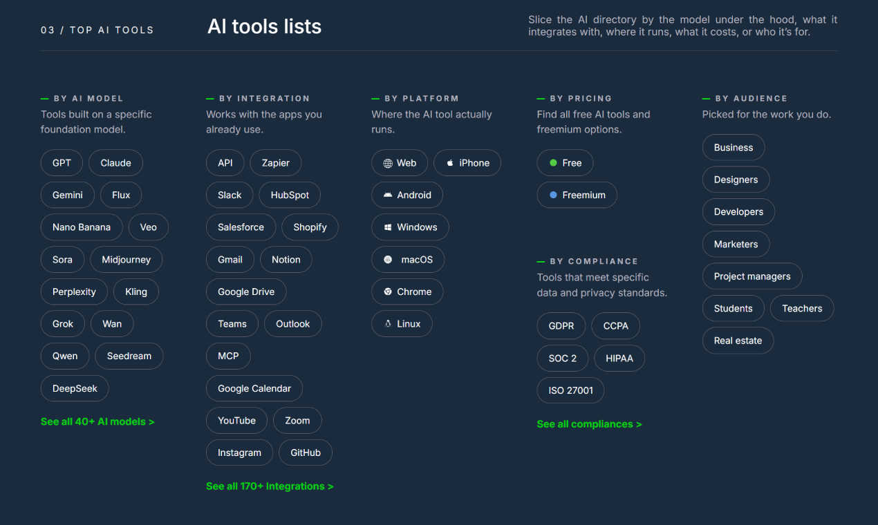 AI Tools Explorer gallery image
