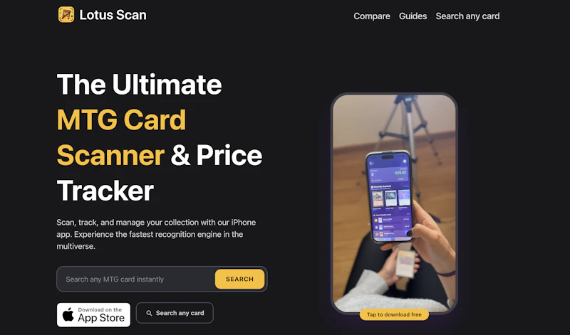Lotus Scan MTG Scanner  screenshot 3