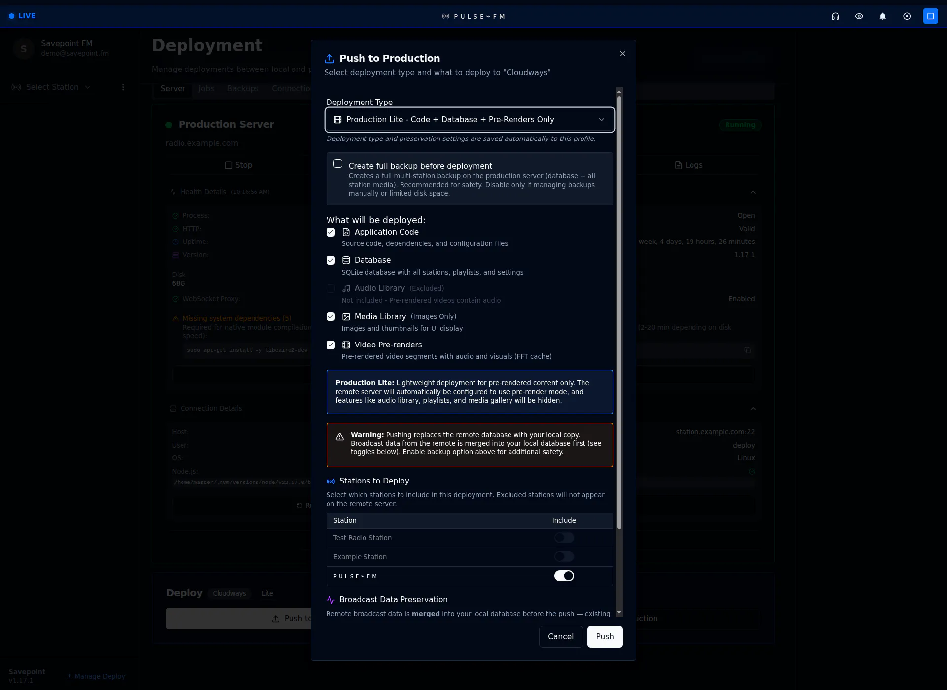 SavePoint Brodcasting Software gallery image
