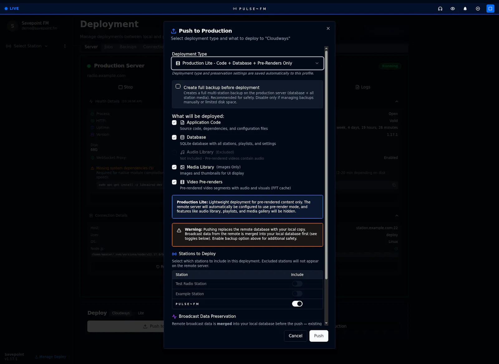 SavePoint Brodcasting Software screenshot 8