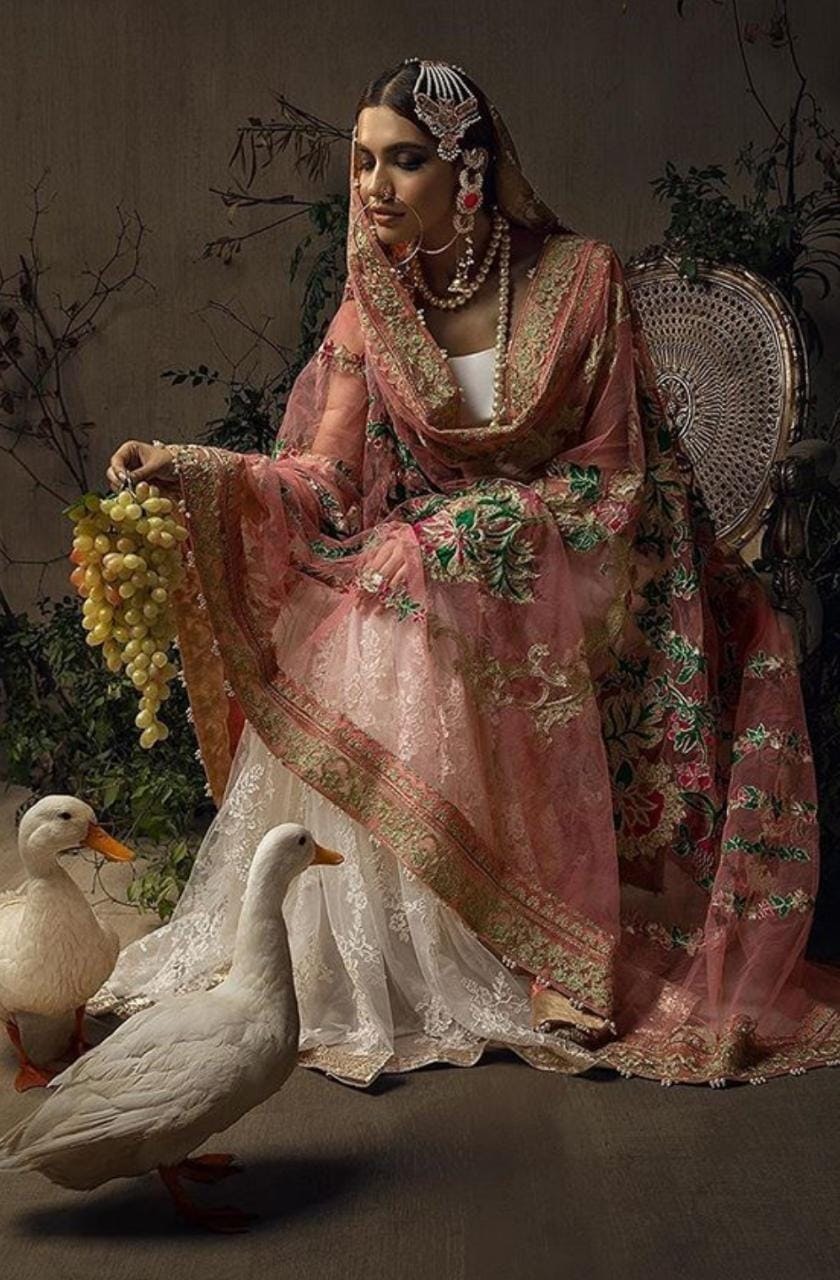 Bridal Suits With Heavy Dupatta