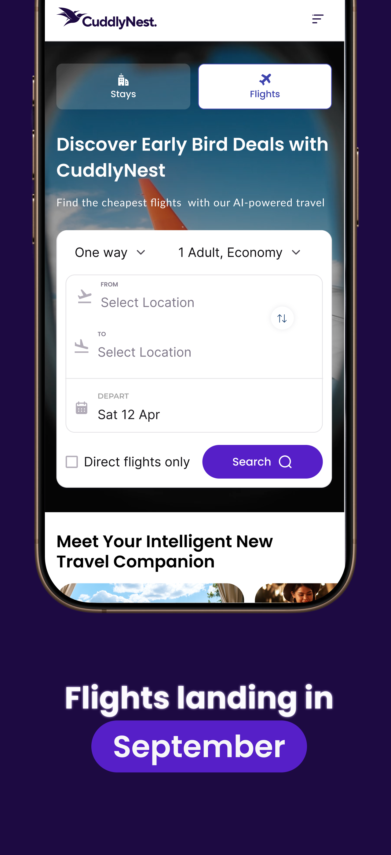 Cuddlynest |22 m soggiorni.Cripto o carta. - Costruito dai viaggiatori, per i viaggiatori.Alimentato dall'IA. media 8