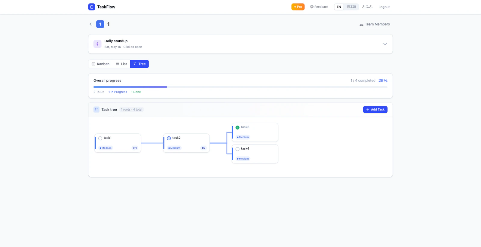 TaskFlow screenshot 3