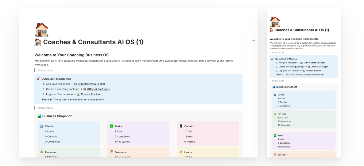 Coaching Business OS 