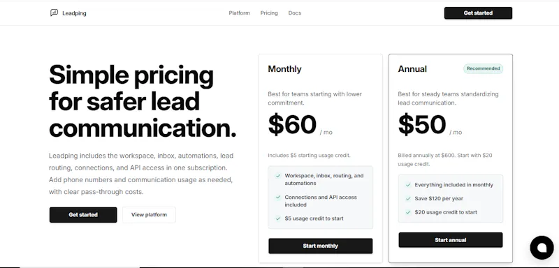 Leadping screenshot 2