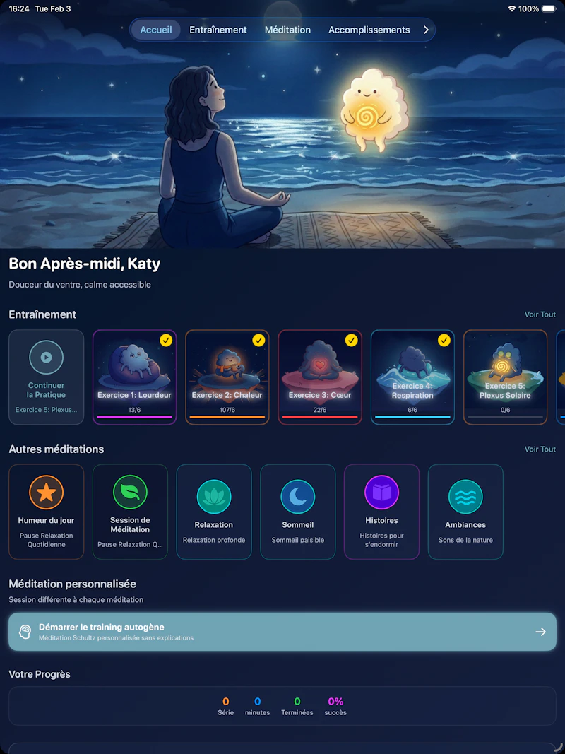 Autogenia Calm & focus meditation screenshot 7