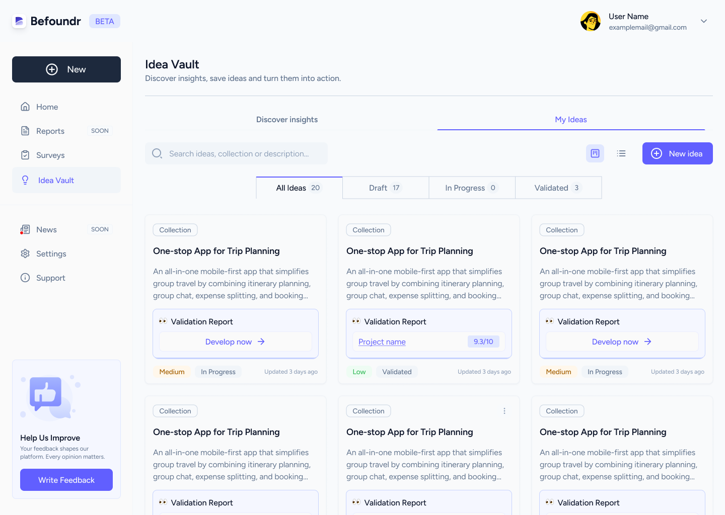 Befoundr - Screenshot 4 preview