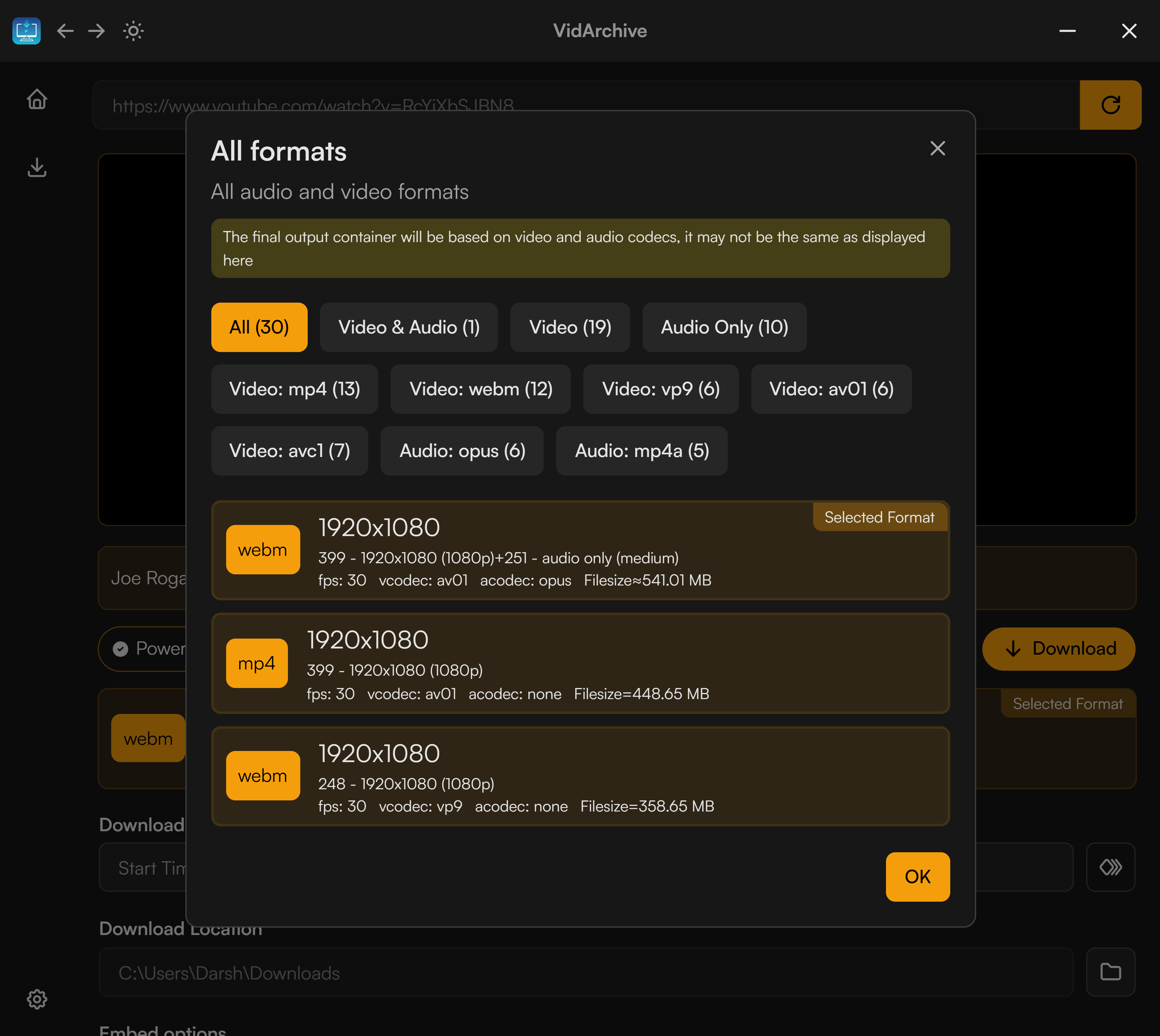 VidArchive gallery image