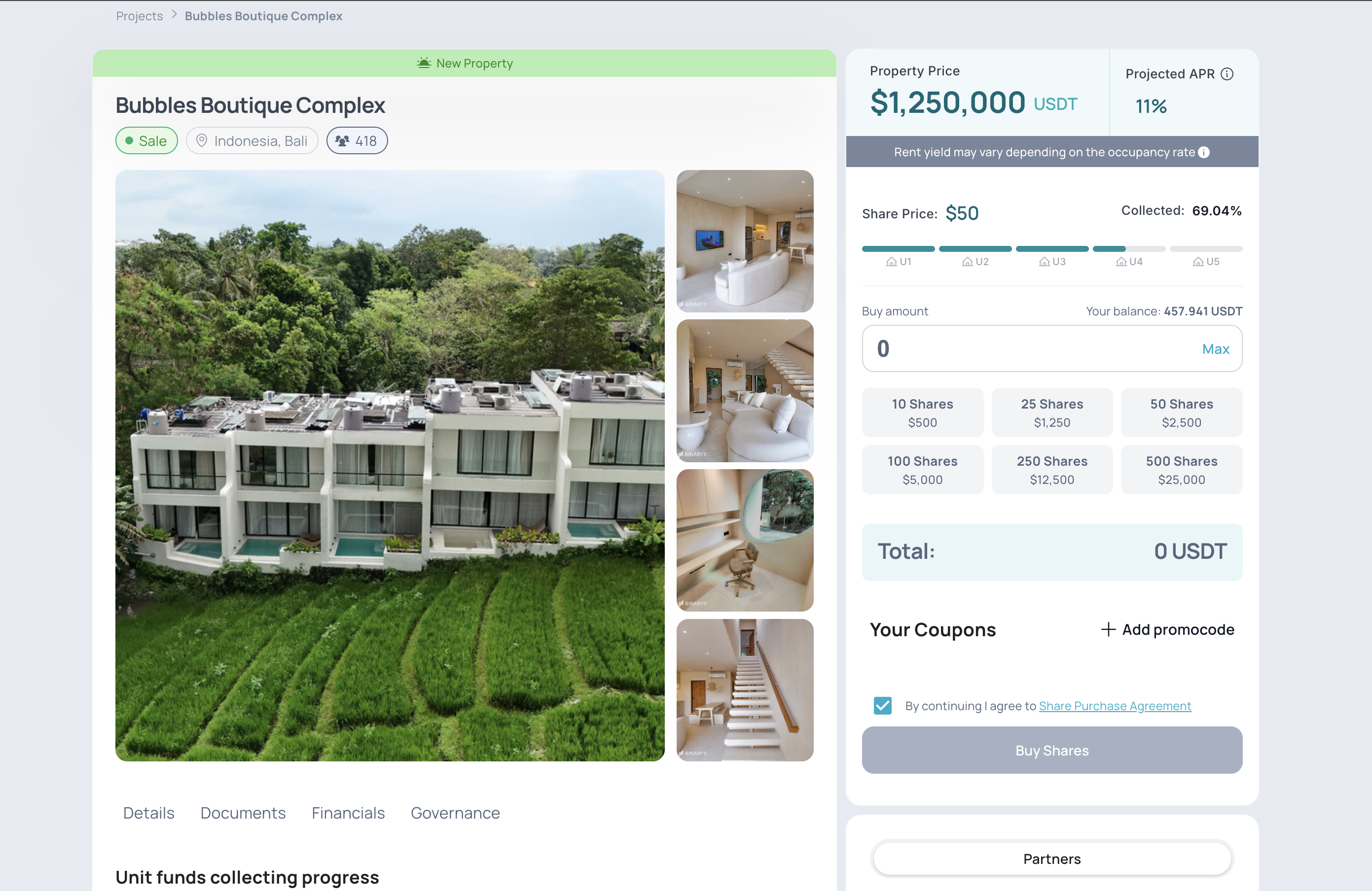 Binaryx Platform - Screenshot 3 showing product features and functionality