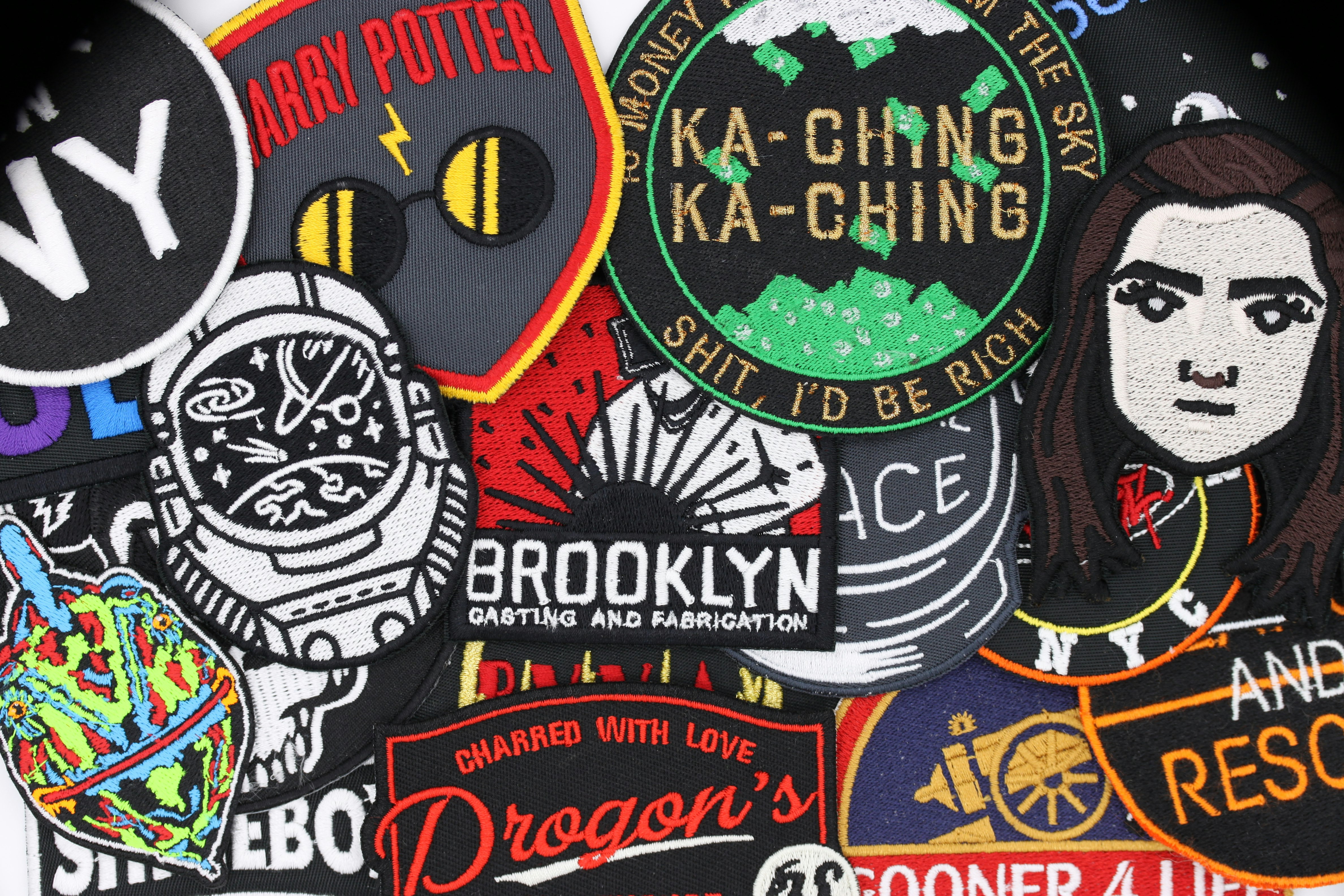 No Minimum Custom Embroidered Patches