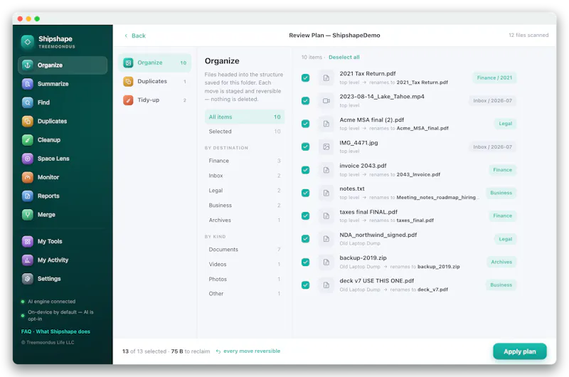 Shipshape screenshot 3