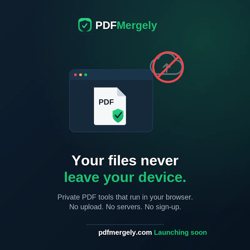 PDFMergely screenshot 2