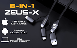 Zeus-X 6-in-1 Universal Charging Cable media 2