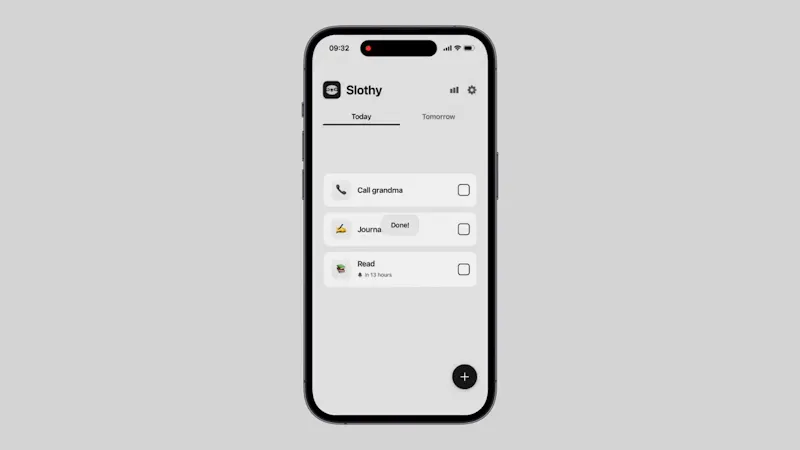 Slothy screenshot 1 (video preview)
