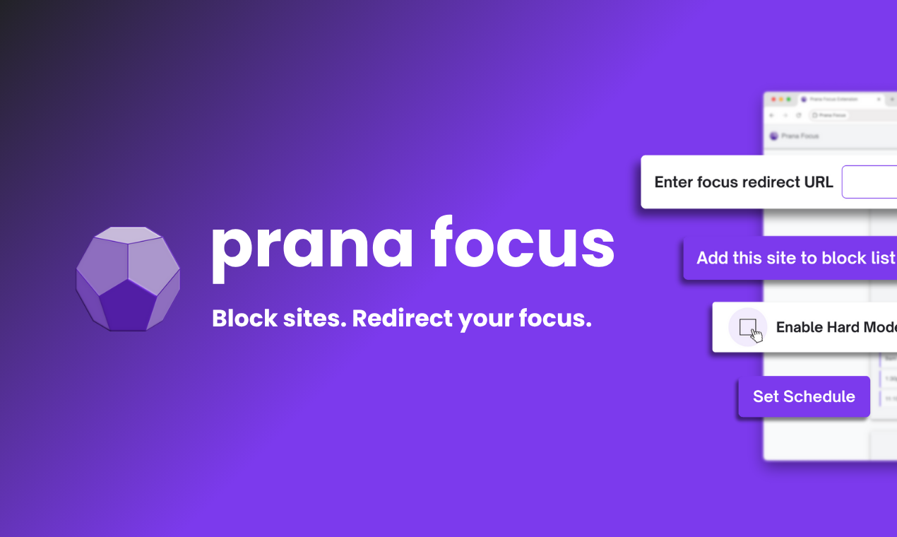 Focus Prana - Blocca i siti Web di distrazione.Reindirizza la tua attenzione. media 1