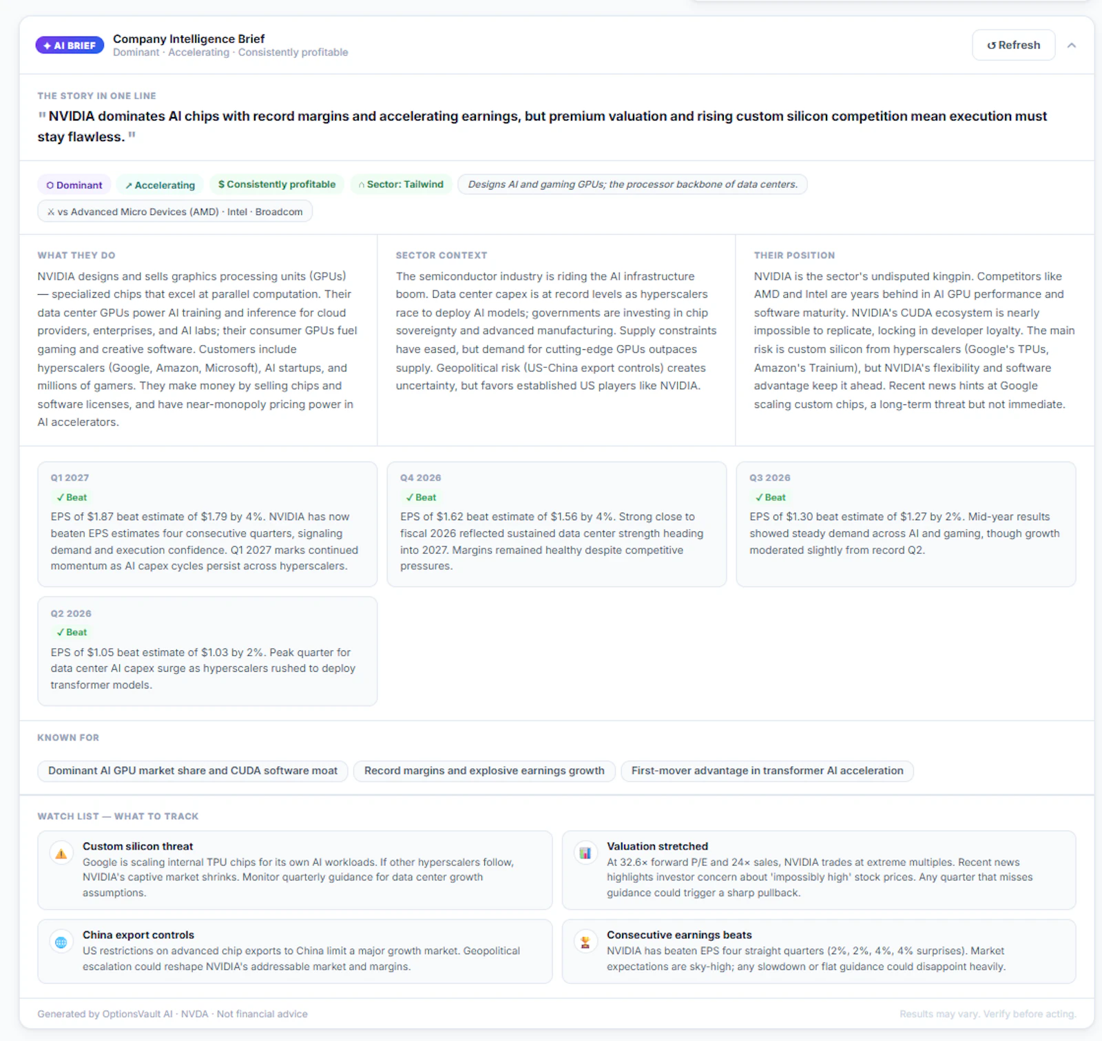 OptionsVault screenshot 3