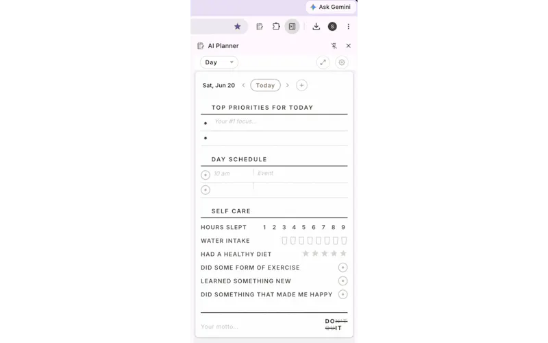 AI Planner screenshot 7