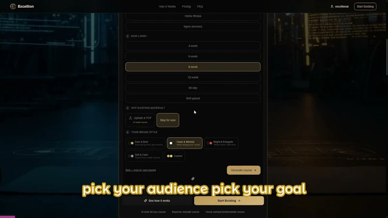 Excellion screenshot 1 (video preview)