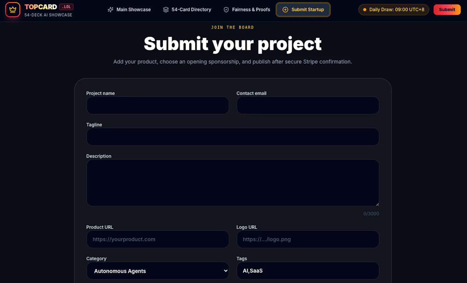 TopCard.lol — The AI Startup Deck screenshot 3