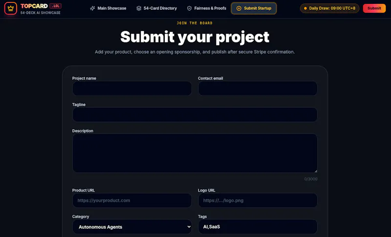 TopCard.lol — The AI Startup Deck screenshot 3