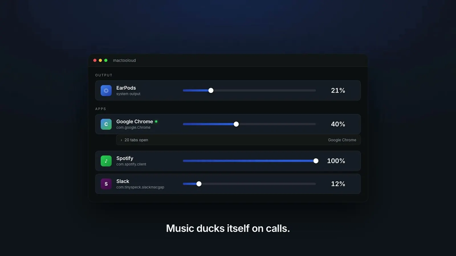 mactooloud screenshot 1 (video preview)