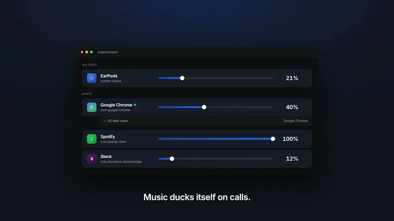 mactooloud screenshot 1 (video preview)