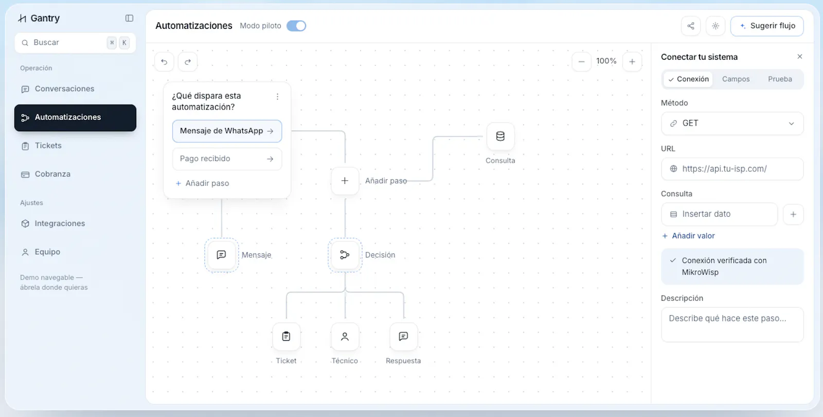 Gantry screenshot 3