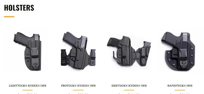 Holsters screenshot 2