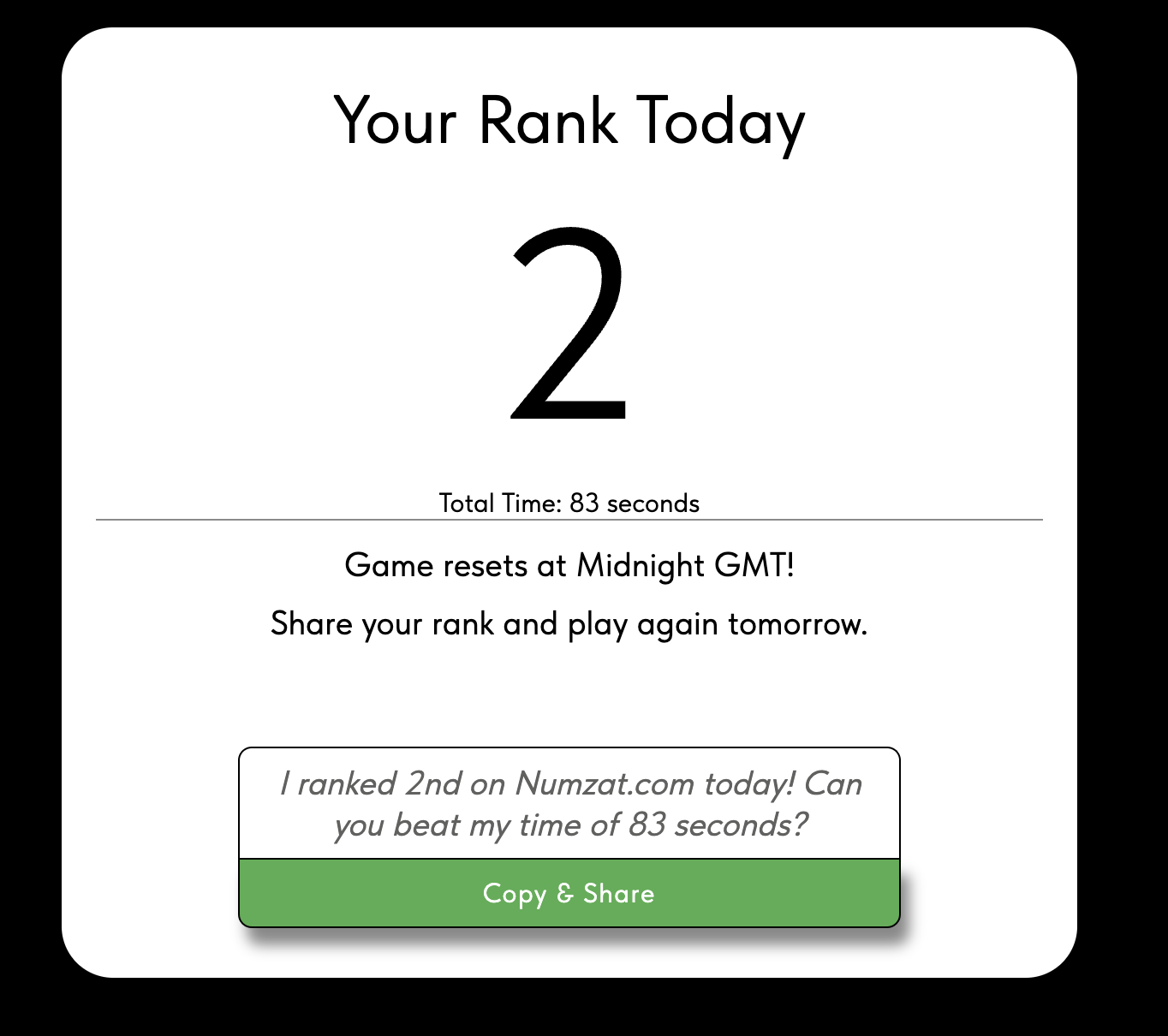 Numzat - Il miglior gioco di matematica su Internet media 3